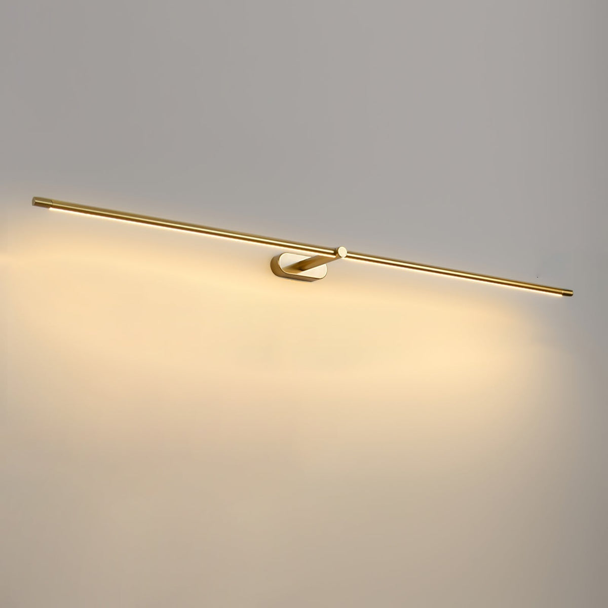 Minimalist Linear Plug In Wall Lamp