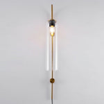 Modern Glass Plug In Wall Lamp