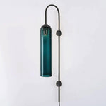 Modern Glass Plug In Wall Lamp