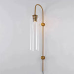 Modern Glass Plug In Wall Lamp