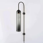 Modern Glass Plug In Wall Lamp