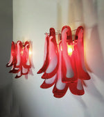 Vintage Murano Red Wall Lights