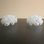 Murano Petals White Wall Light