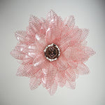Murano Pink Ferns Glass Chandelier
