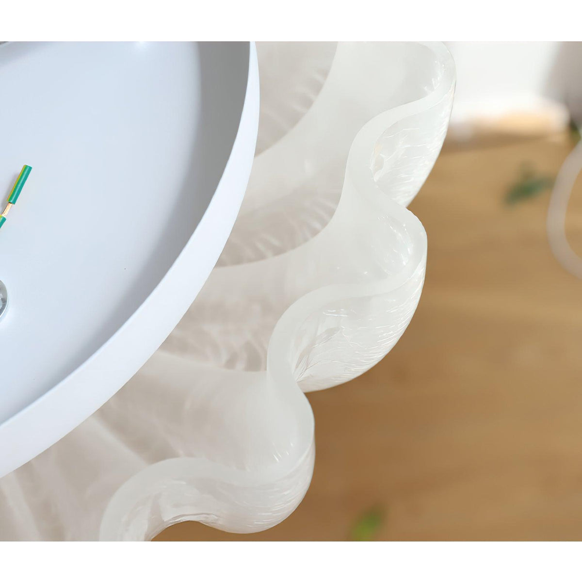 Murano Glass Flush Ceiling Light