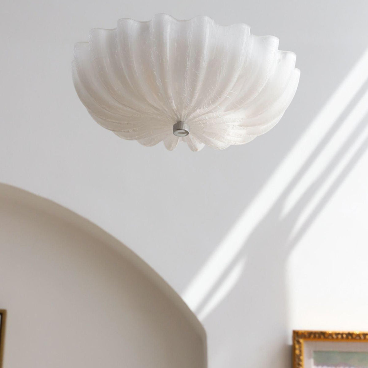 Murano Glass Flush Ceiling Light