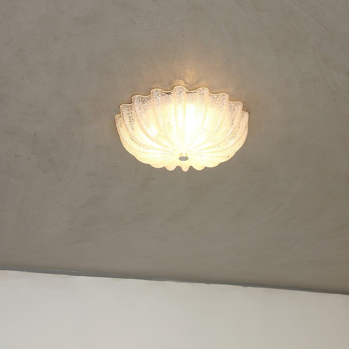 Murano Glass Flush Ceiling Light
