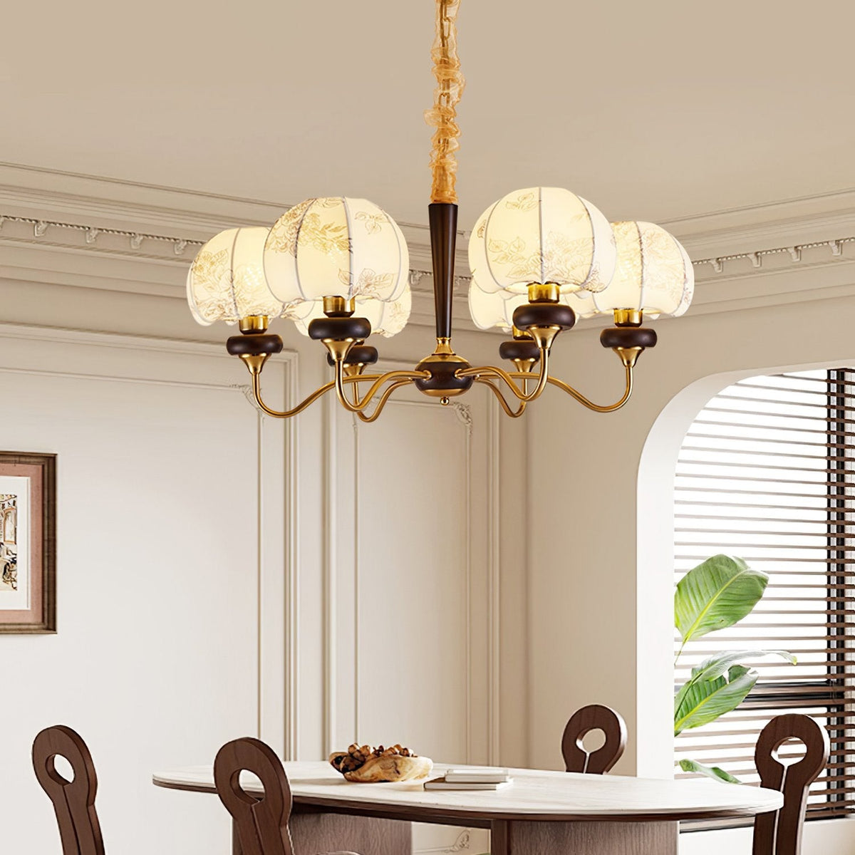 Mushroom Head Chandelier