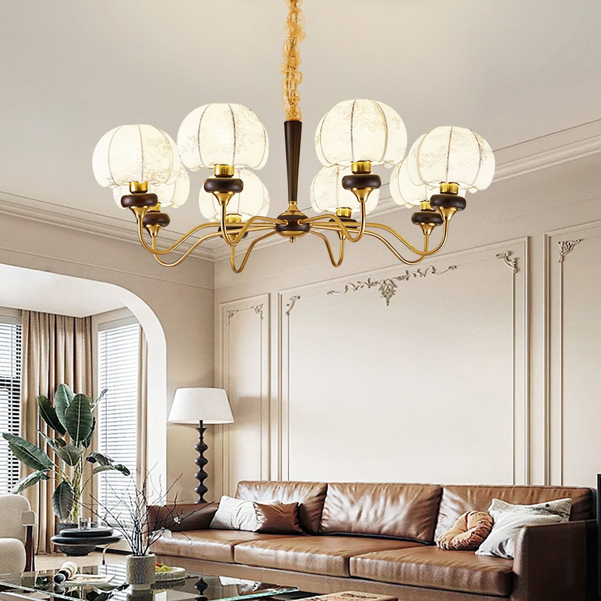 Mushroom Head Chandelier