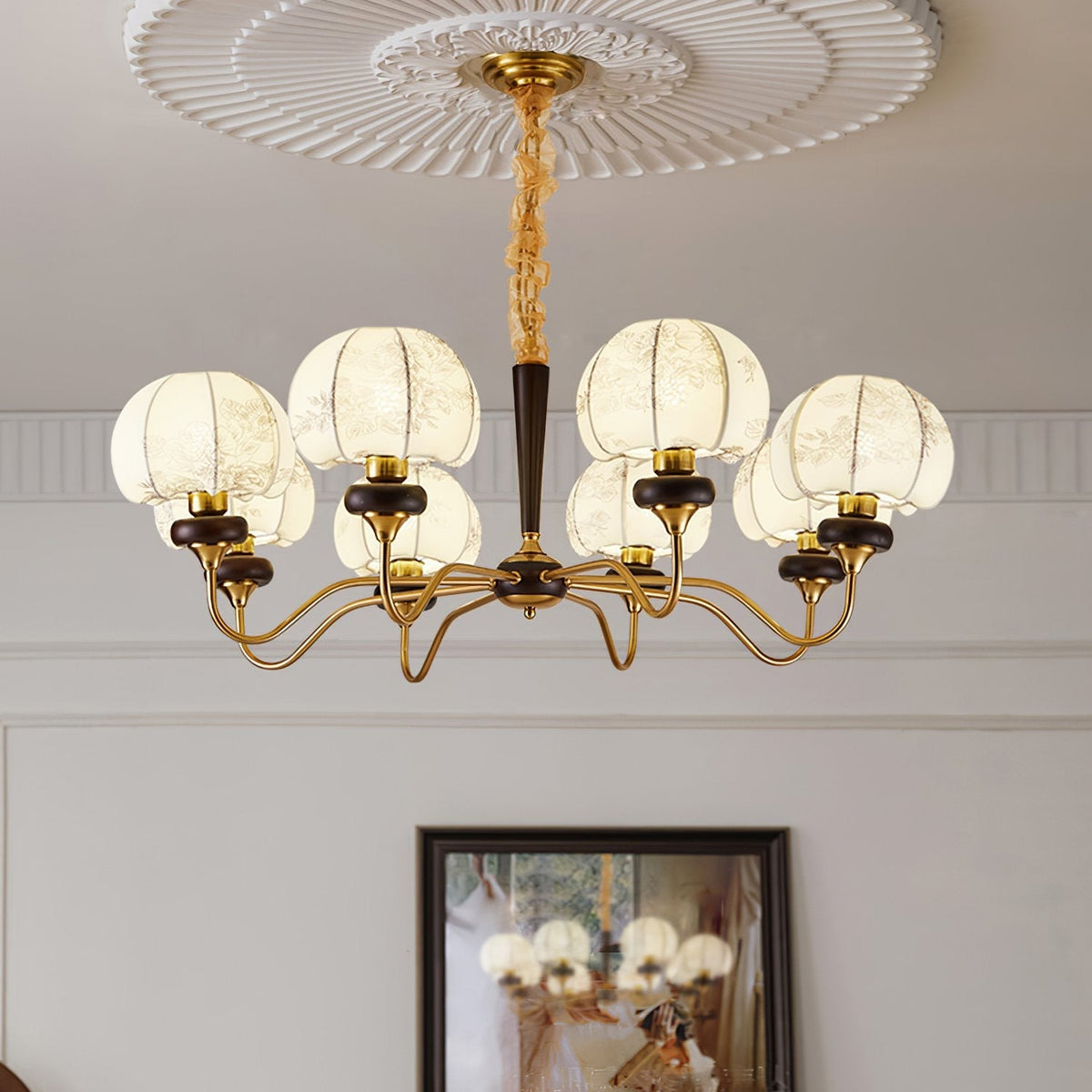 Mushroom Head Chandelier