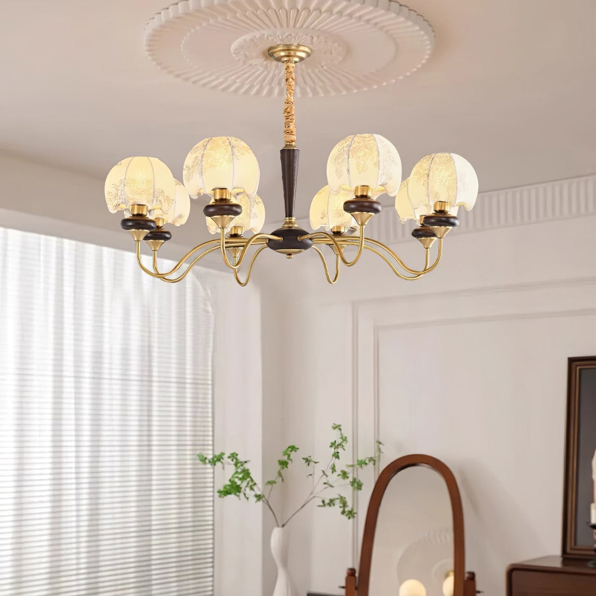 Mushroom Head Chandelier