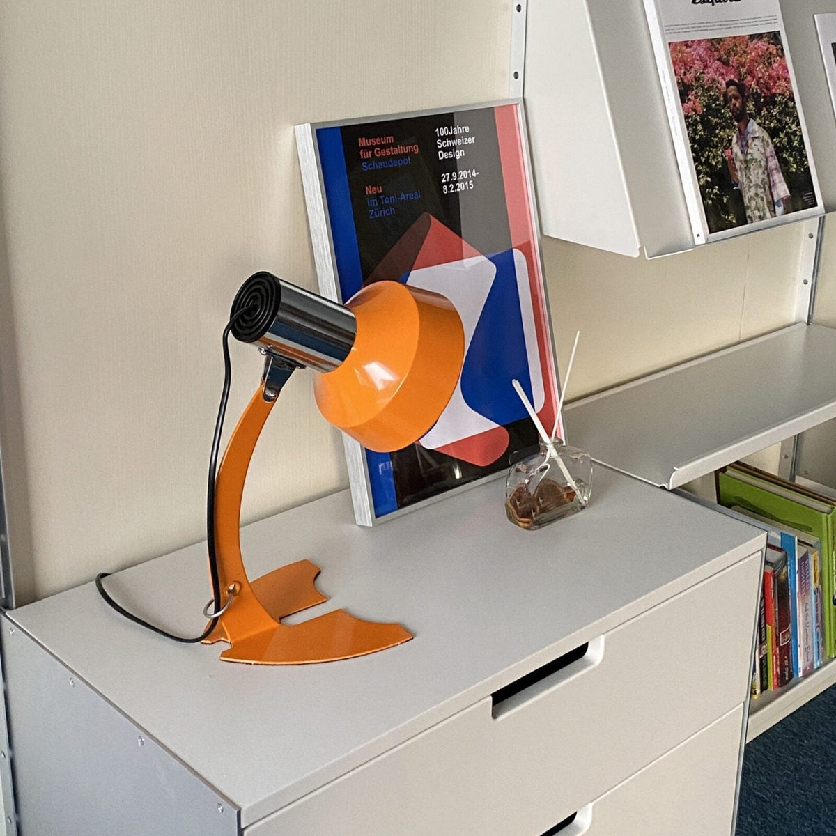Orange Daffy Table Lamp