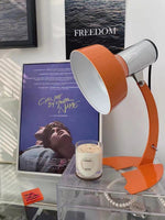 Orange Daffy Table Lamp