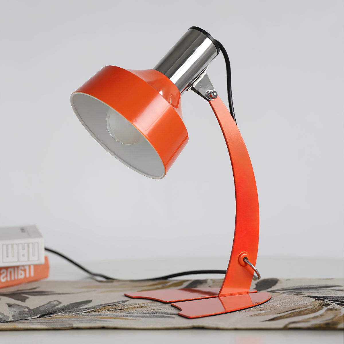 Orange Daffy Table Lamp