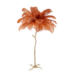 Ostrich Feather Floor Lamp