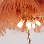 Ostrich Feather Floor Lamp