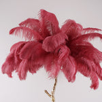 Ostrich Feather Floor Lamp
