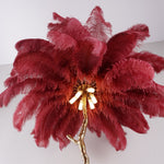 Ostrich Feather Floor Lamp