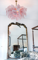 Ostrich Feather Pendant Lamp