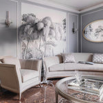 Ostrich Feather Floor Lamp
