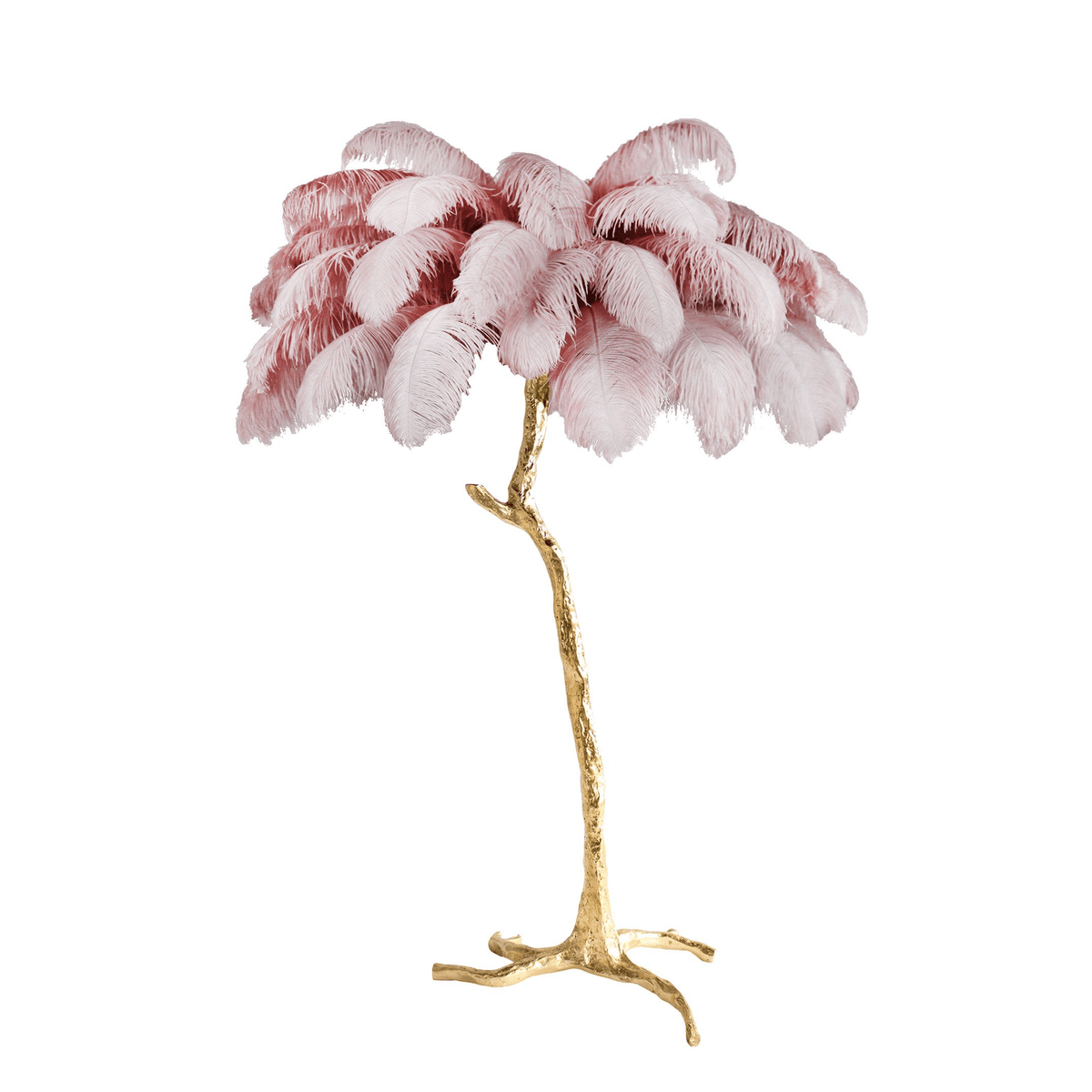 Ostrich Feather Floor Lamp