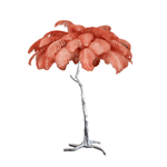 Ostrich Feather Floor Lamp