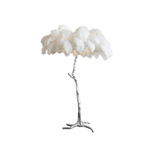 Ostrich Feather Floor Lamp