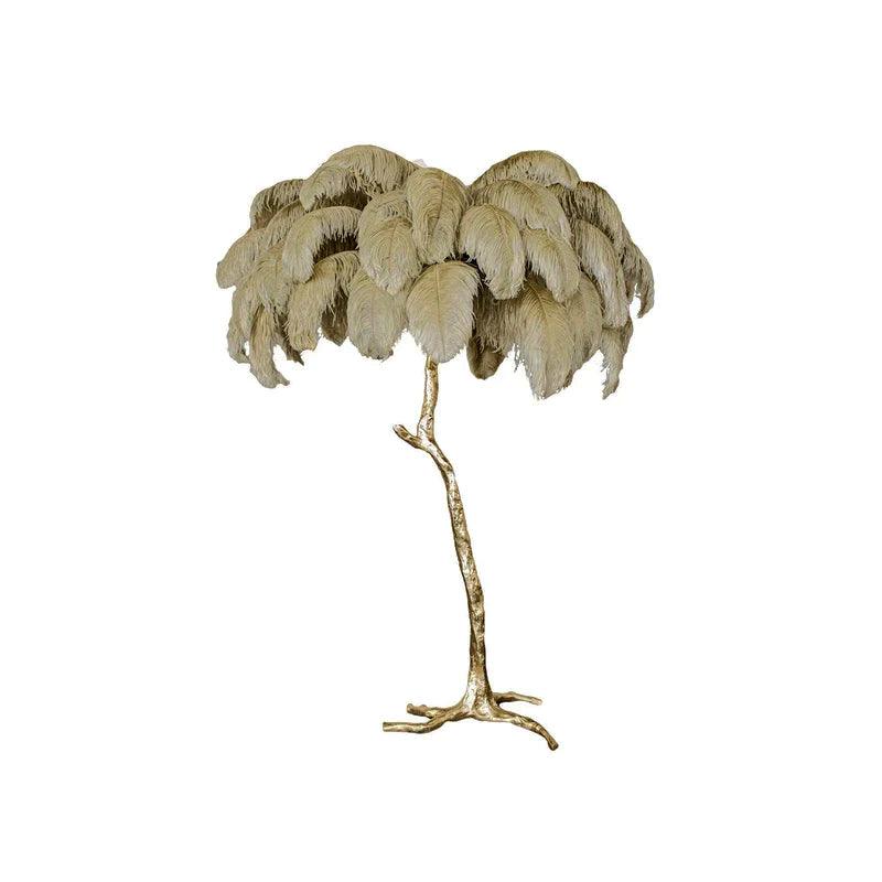 ostrich-feather-floor-light
