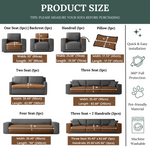 TheCarGoods Premium Chenille Herringbone Sofa & Couch Cover