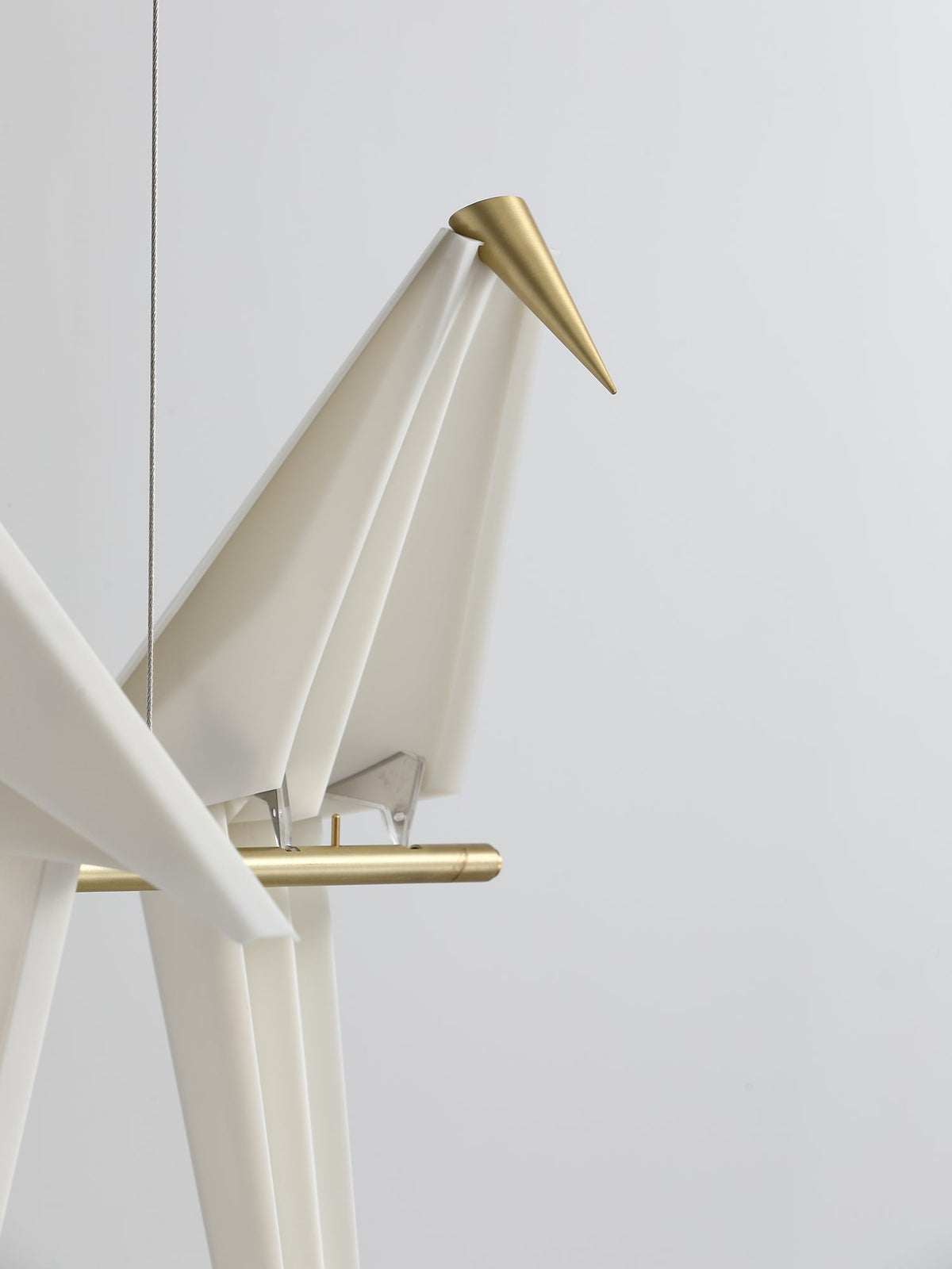Paper Crane Bird Led Chandelier