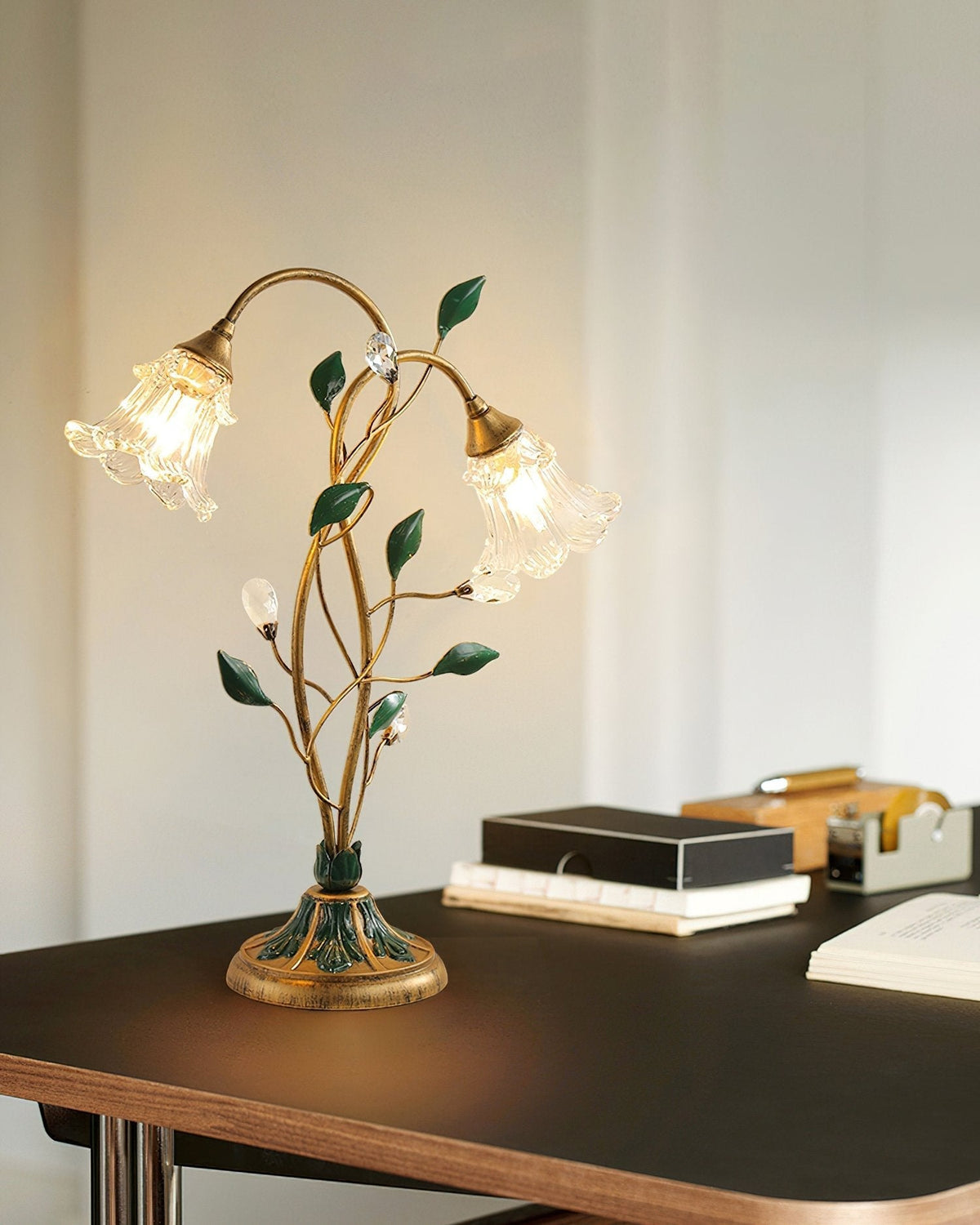 Pastoral Floral Table Lamp