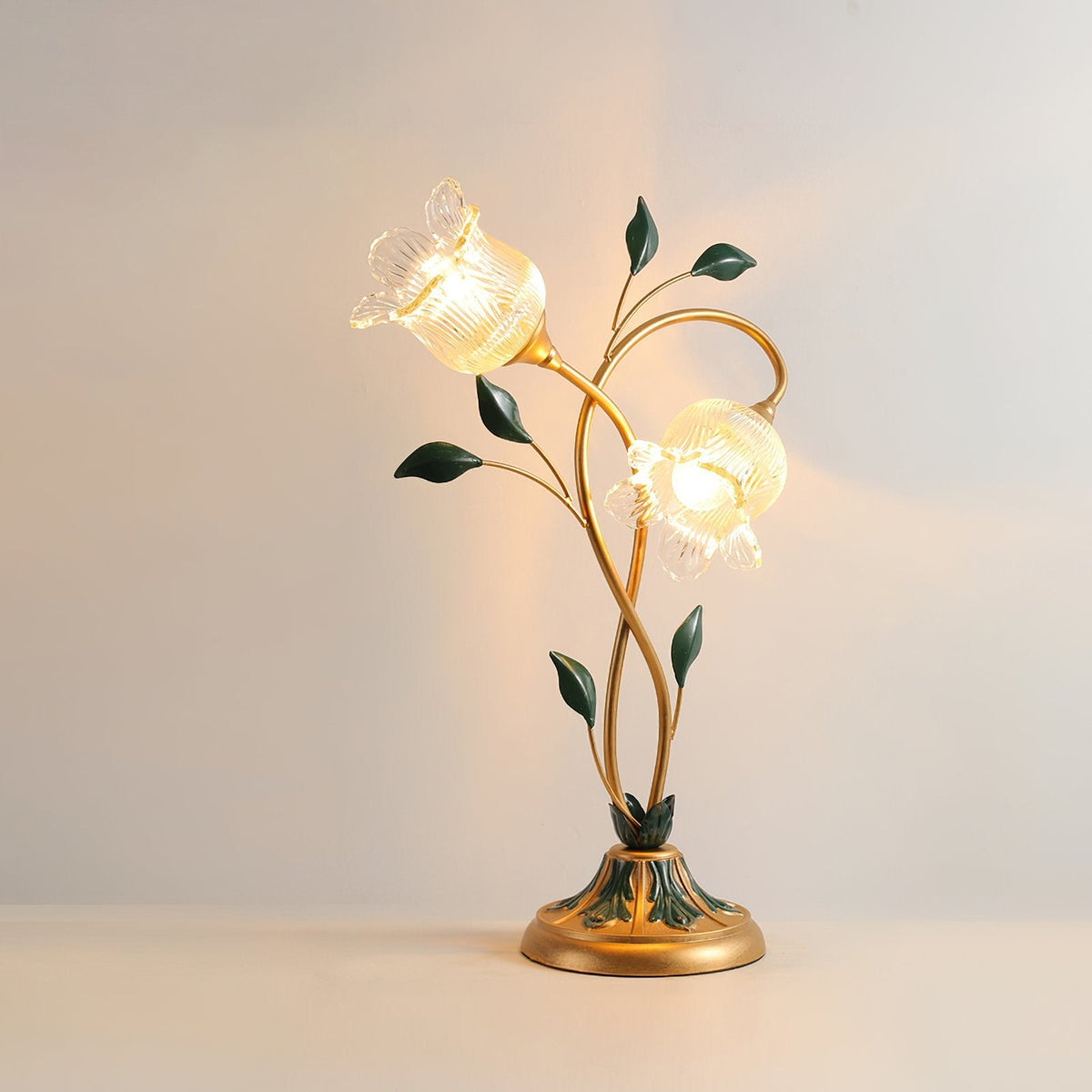 Pastoral Floral Table Lamp