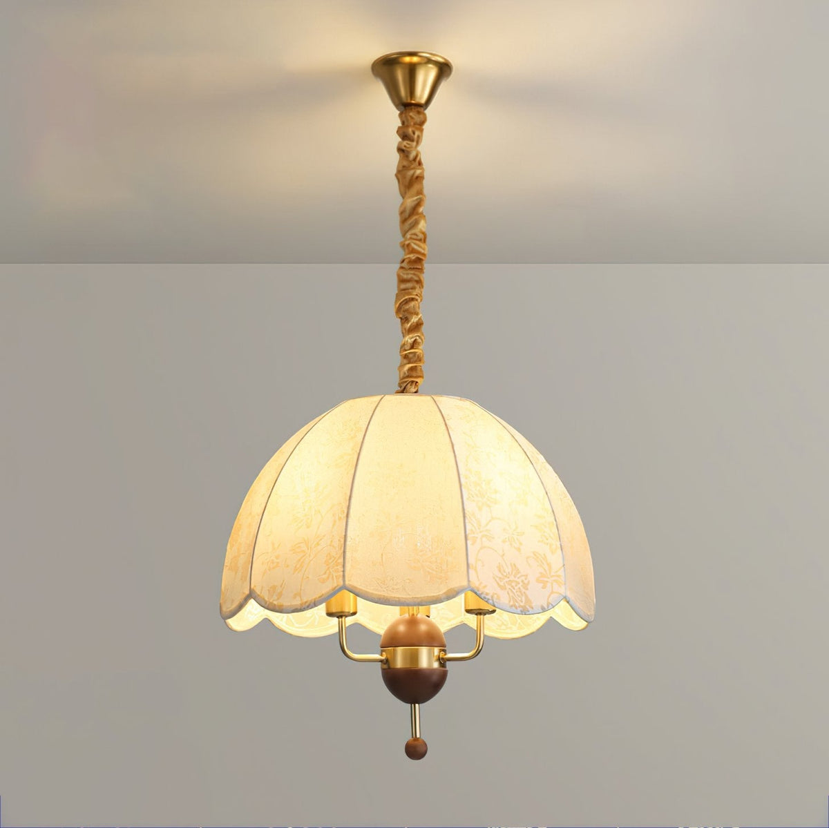 Pastoral Scallop Pendant Lamp
