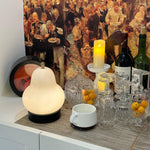 Pear Built In Battery Table Lamp