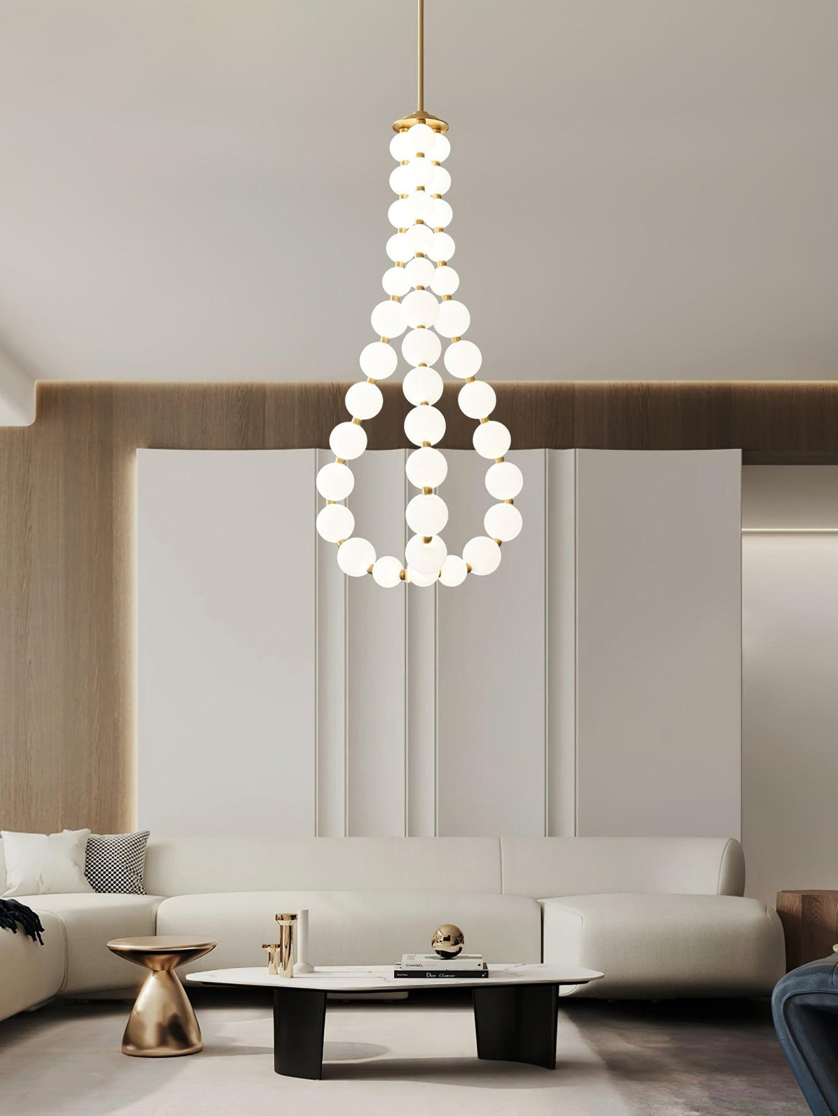 Pearl Necklace Chandelier