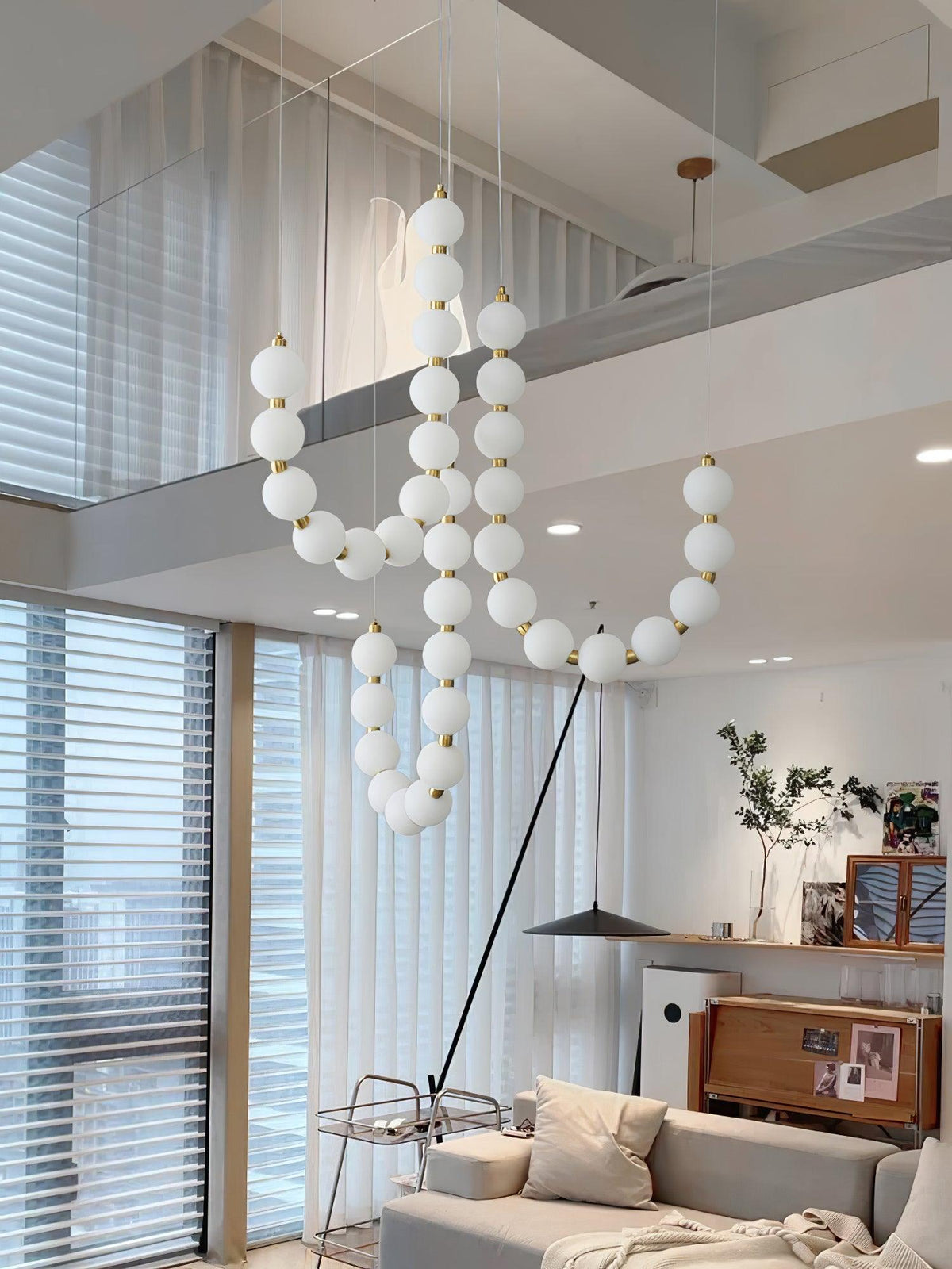 Pearl Necklace Chandelier