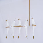 Paper Crane Bird Led Chandelier