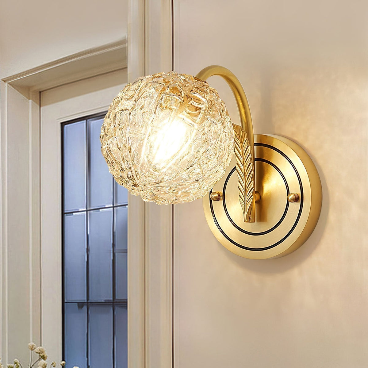 Postmodern Ball Shaped Wall Lamp