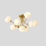Pumpkin Brass Ceiling Lamp