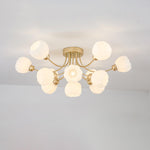 Pumpkin Brass Ceiling Lamp