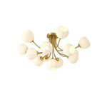 Pumpkin Brass Ceiling Lamp
