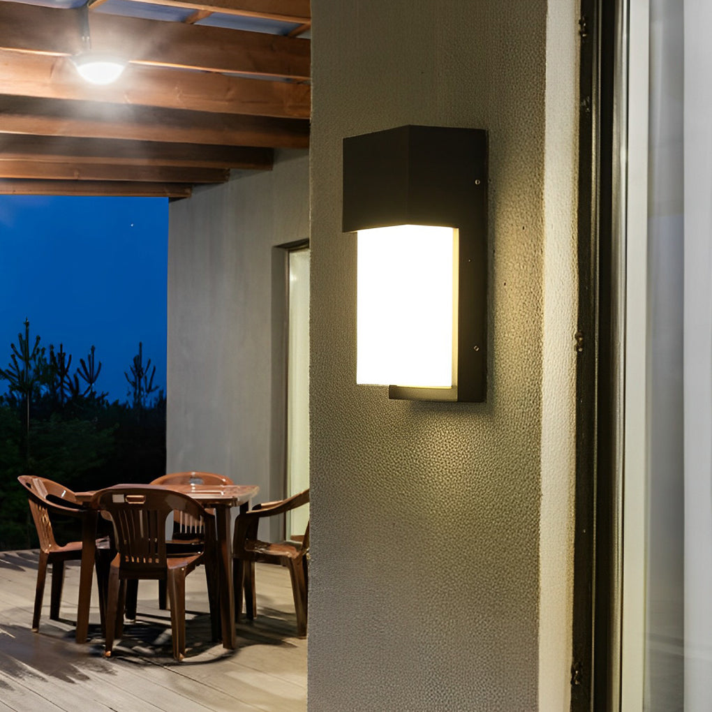 Rectangular Outdoor Wall Light Ha092010