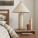 Remi Natural Linen Table Lamp