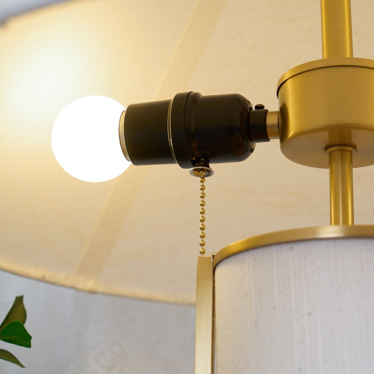 Remi Natural Linen Table Lamp