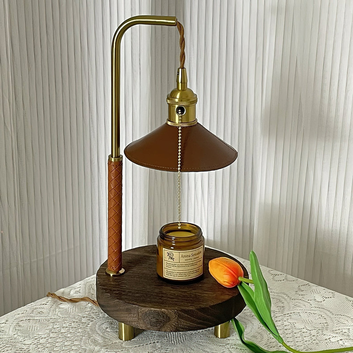 Retro Candle Warmer Table Lamp