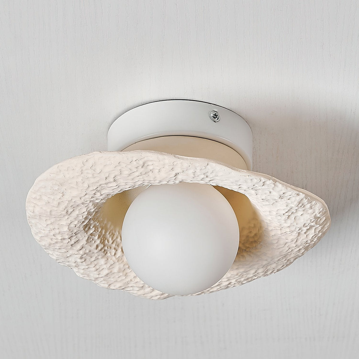Retro Straw Hat Ceiling Lamp