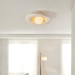 Retro Straw Hat Ceiling Lamp