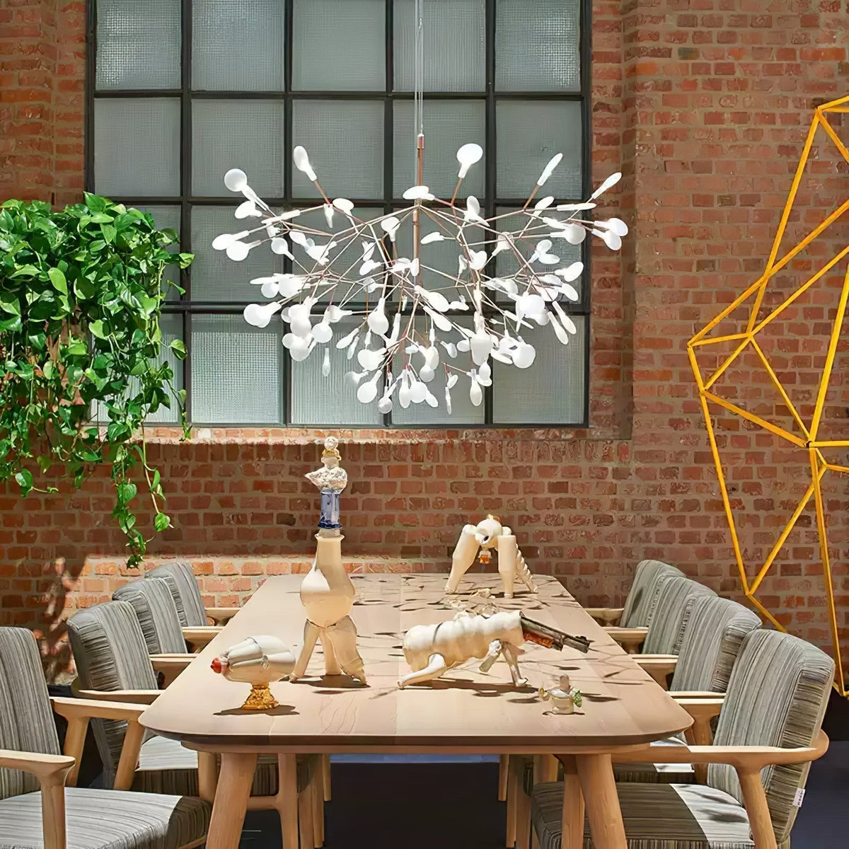 Rose Gold Firefly Led Chandelier