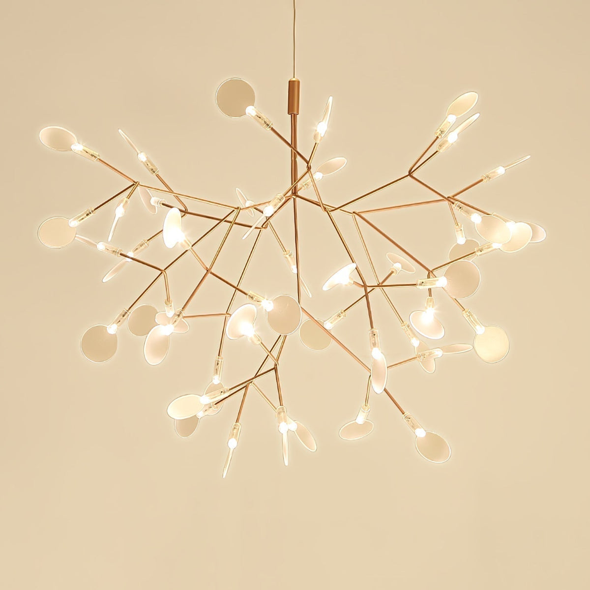Rose Gold Firefly Led Chandelier