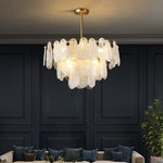 Round Cloud Glass Pendant Light